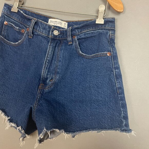 Abercrombie & Fitch The '90s Relaxed Cutoff Short High Rise Shorts Women 28 / 6 - Picture 4 of 10